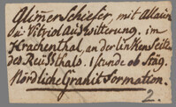 L 01238
<br/>
Label met opschrift
<br/>
<em>Escher von der Linth, Johannes Conrad (1767-1823)</em>